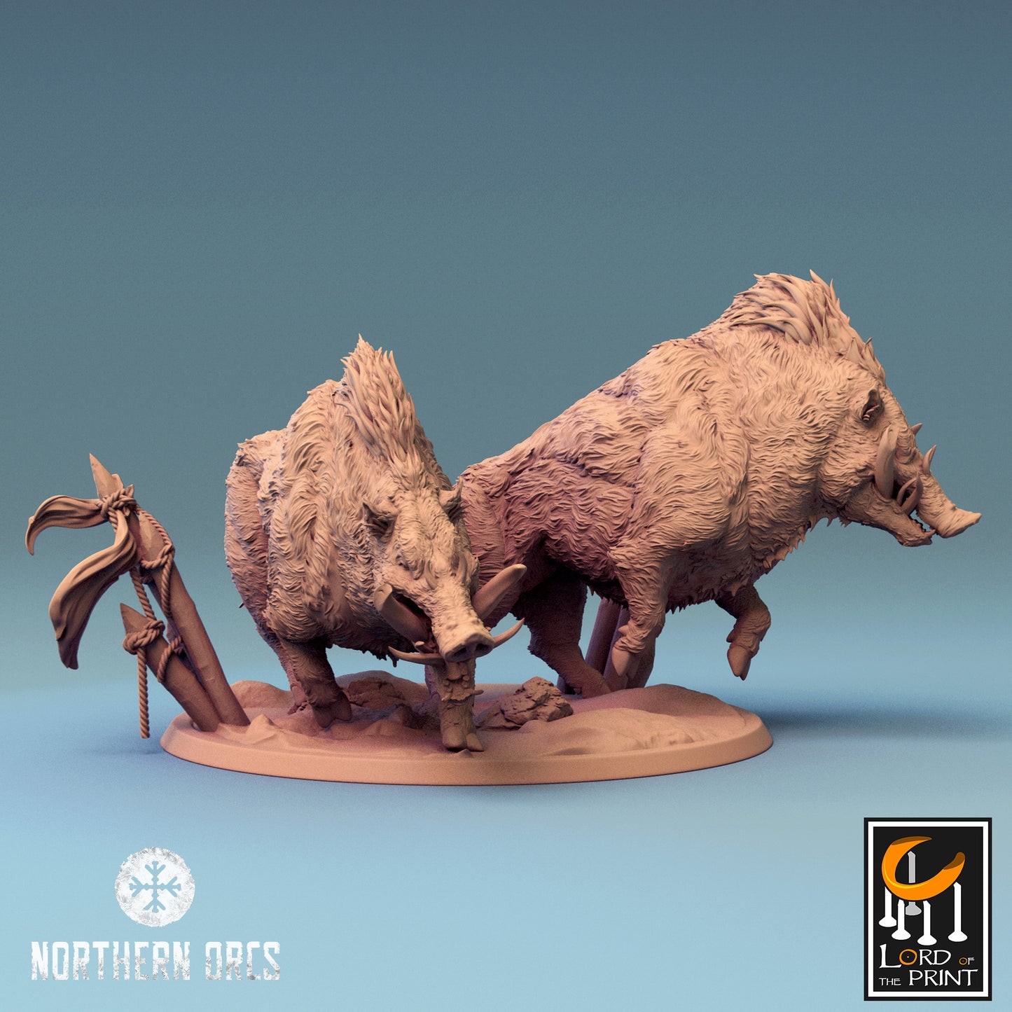 wild Orc Boar/Rescale Miniatures/ DnD/ Pathfinder