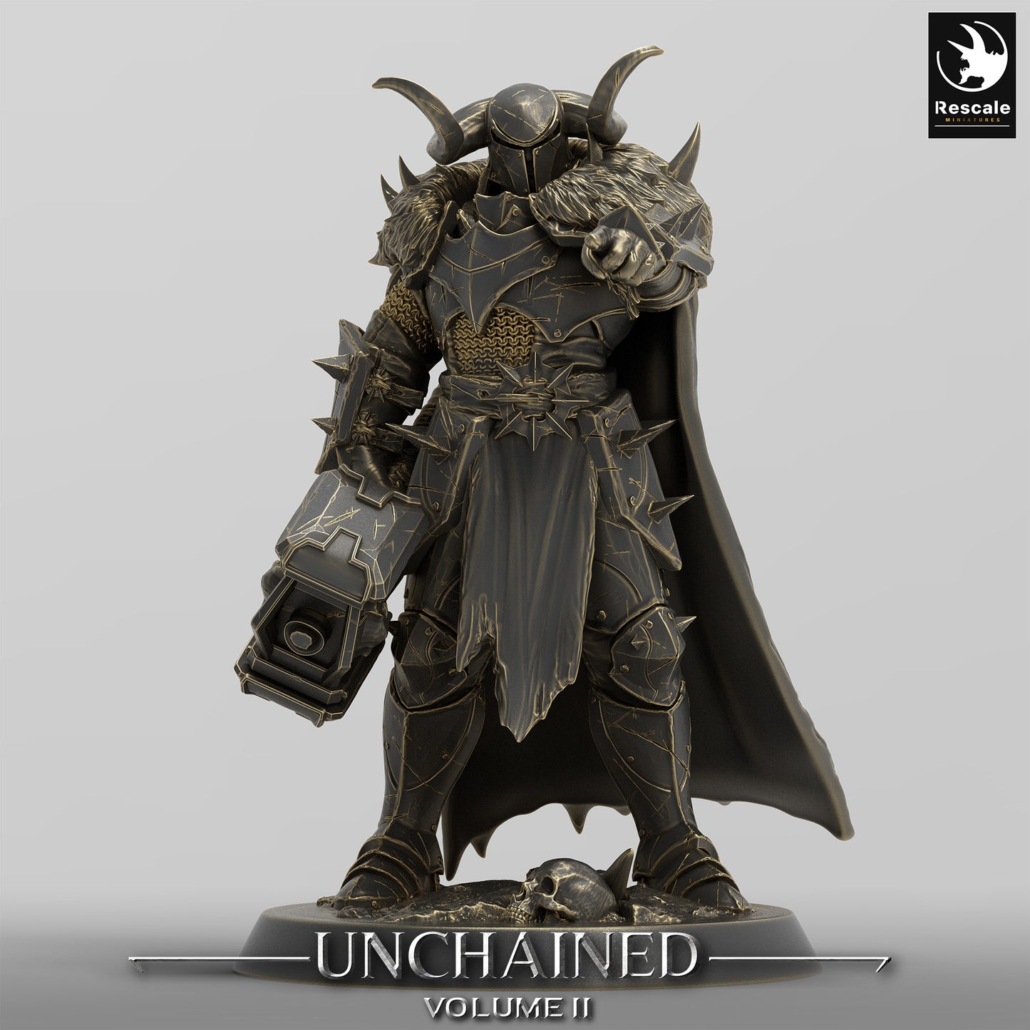Unchained Warrior BigHammer(two pack)/Rescale Miniatures/DnD/Pathfinder