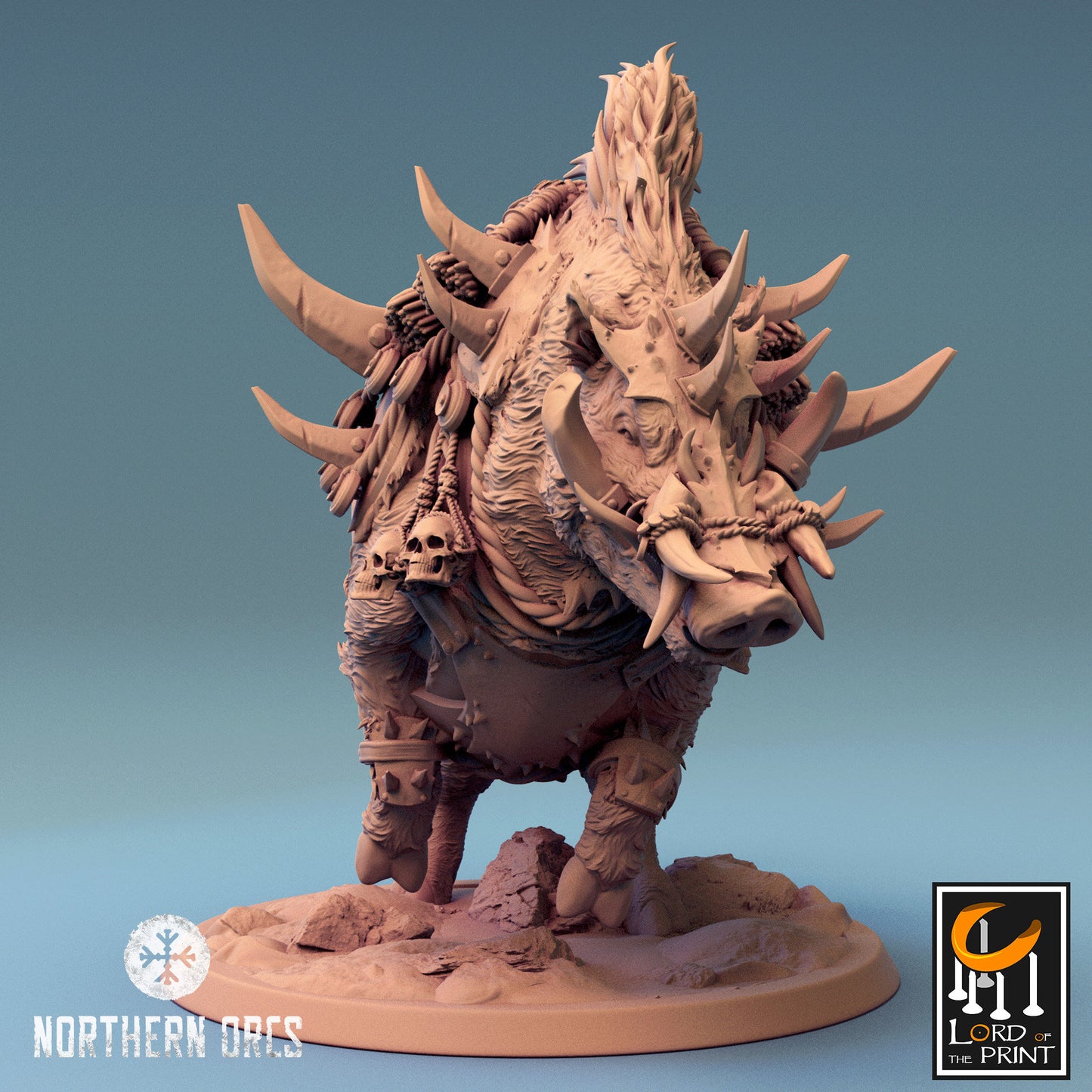 Orc Boar w/o mount/Rescale Miniatures/DnD/Pathfinder