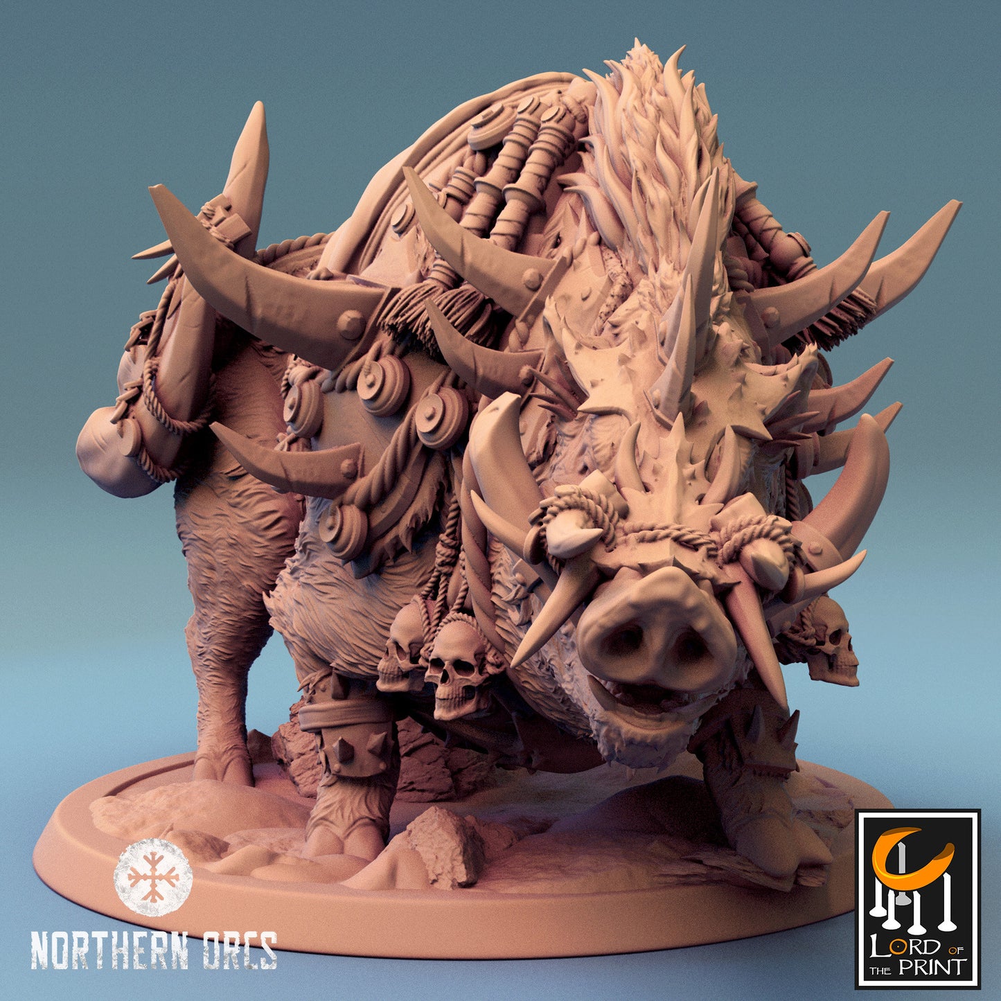 Orc Boar w/o mount/Rescale Miniatures/DnD/Pathfinder
