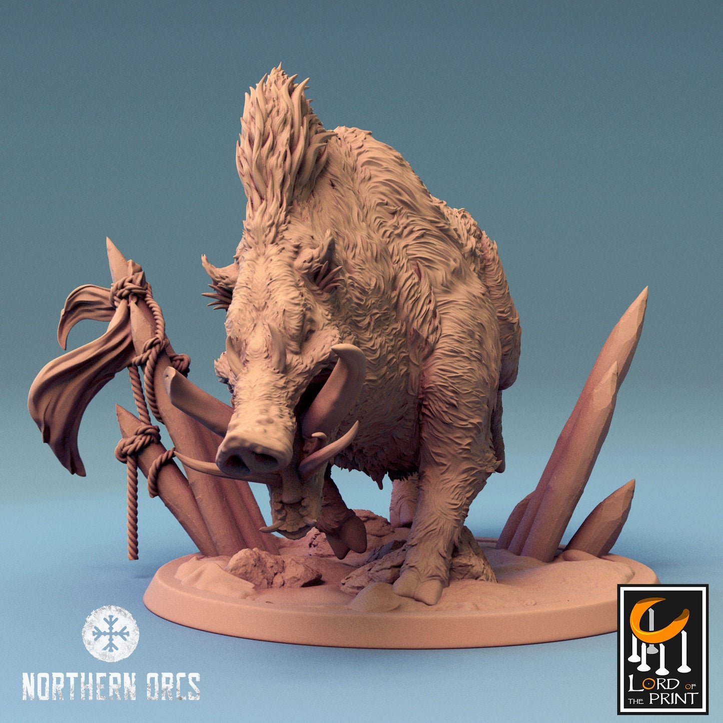 wild Orc Boar/Rescale Miniatures/ DnD/ Pathfinder