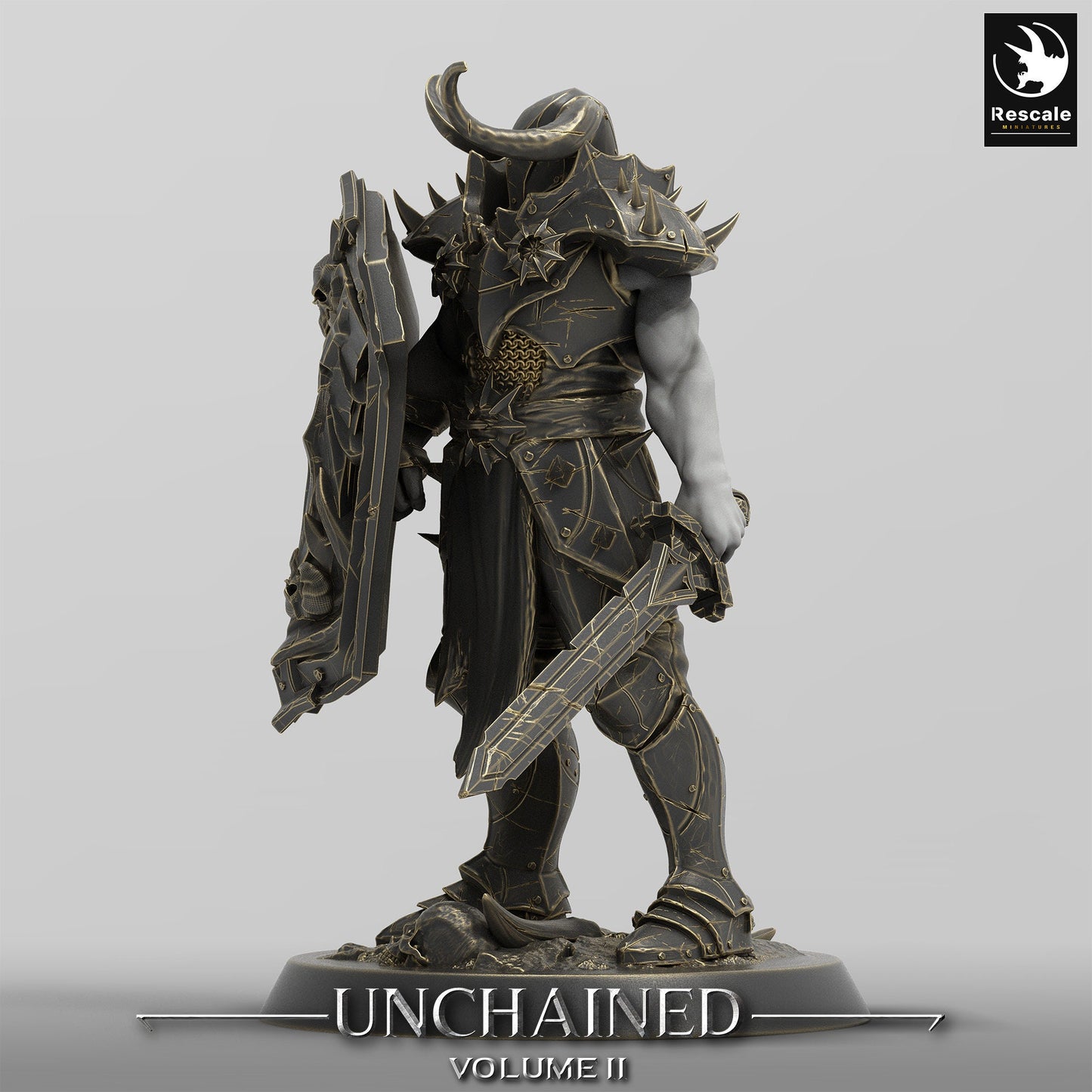 unchained soldier sword(two pack) /rescale miniatures/DnD/pathfinder