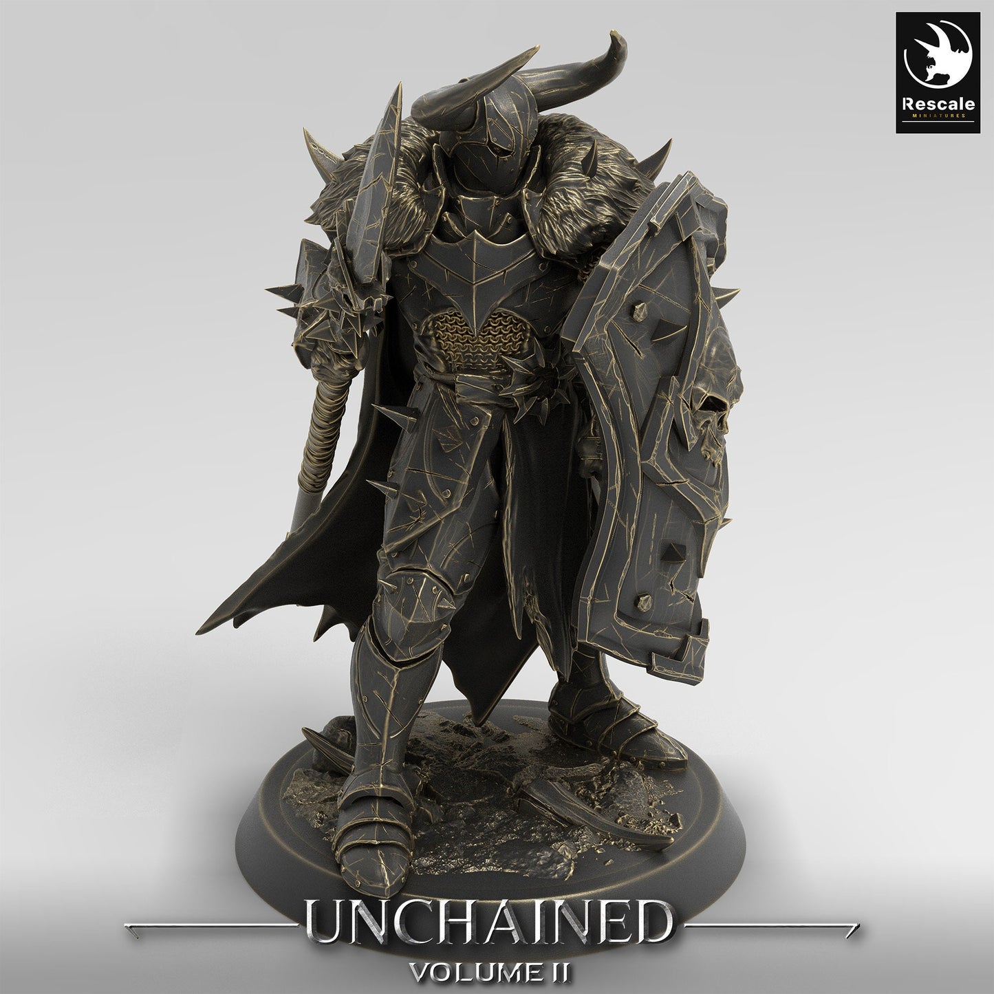 UnchainedSoldier Warrior spear(two pack)/Rescale Miniatures/DnD/Paathfinder
