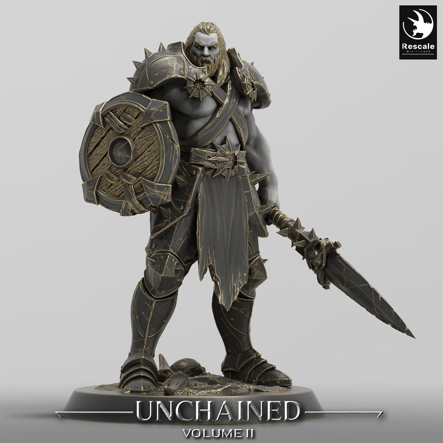 Unchained Ranger Spear(2 pack)/ Rescale Miniatures/DnD/ Pathfinder