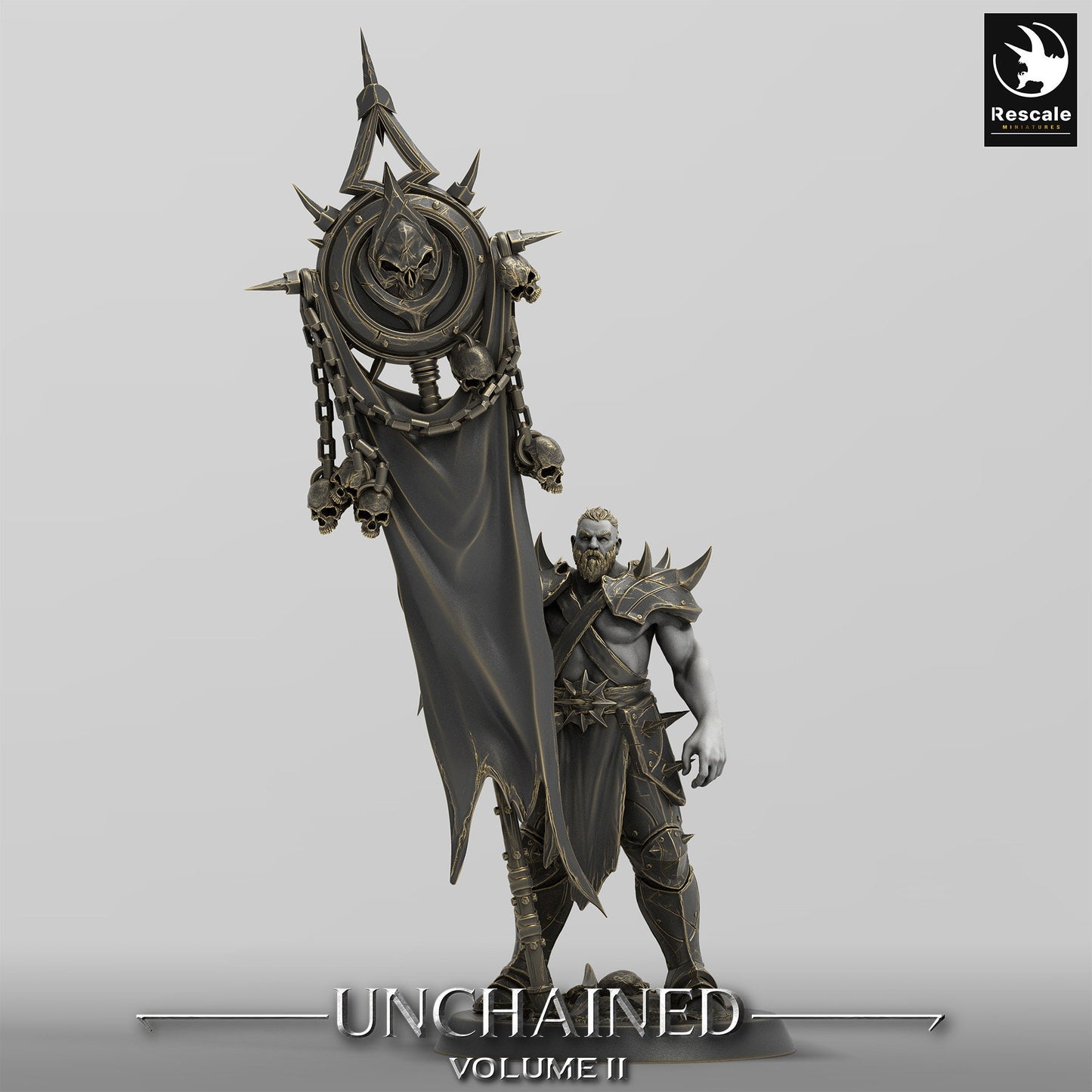 Unchained ranger Banner(two pack)/ Rescale Miniatures/ DnD/ Pathfinder