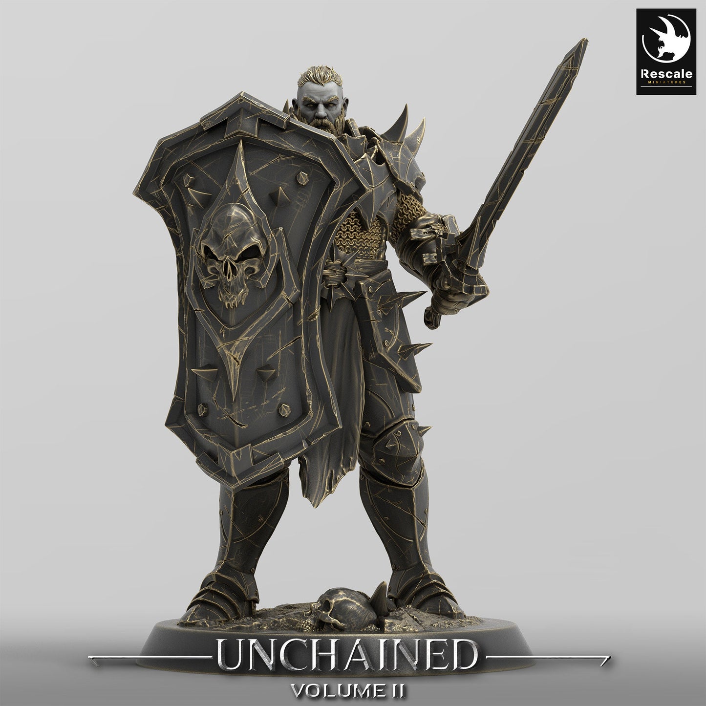 Unchained Raider sword(2 pack)/ Rescale Miniatures/ DnD/ Pathfinder