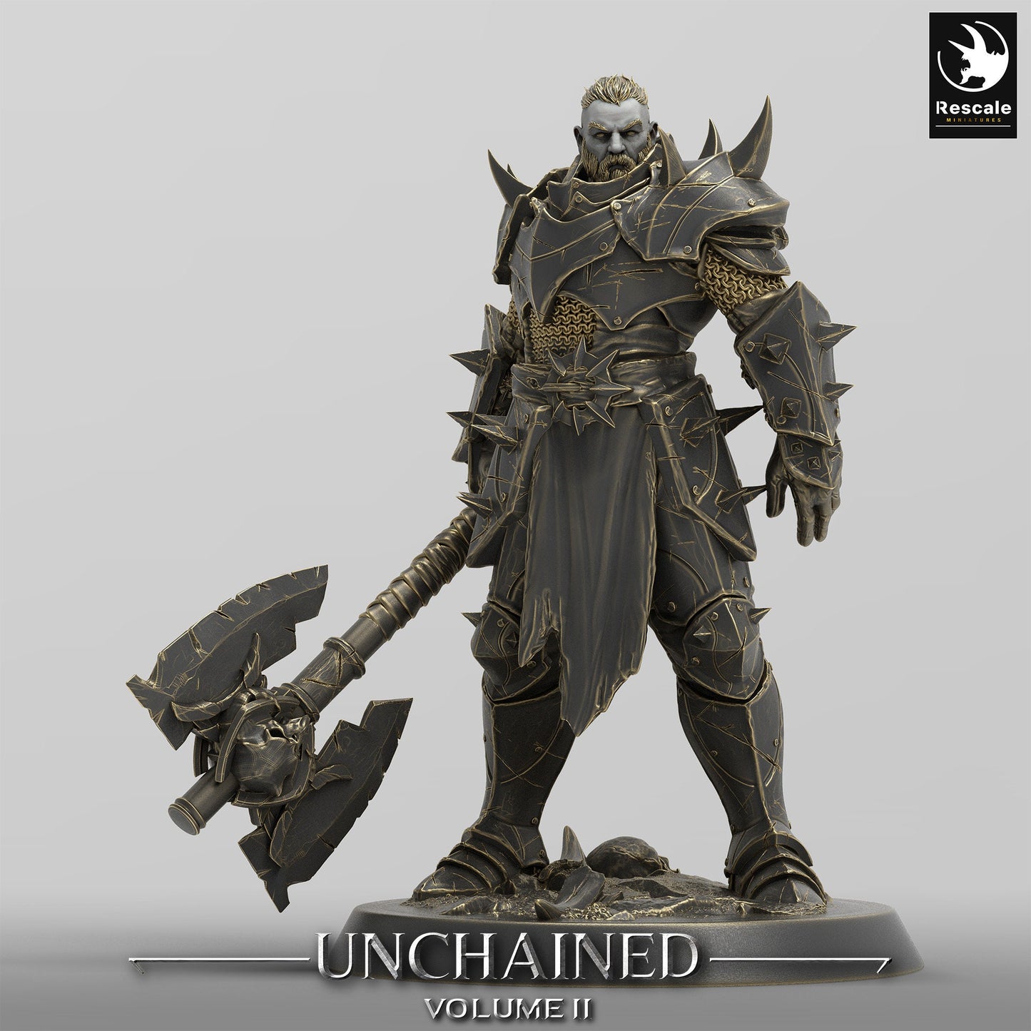 Unchained Raider Axe(2 pack)/ Rescale Miniatures/ DnD/ Pathfinder