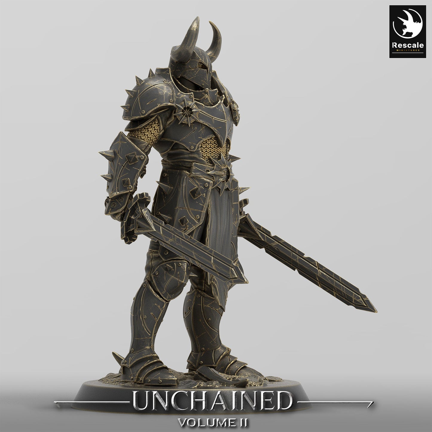 unchained soldier sword(two pack) /rescale miniatures/DnD/pathfinder