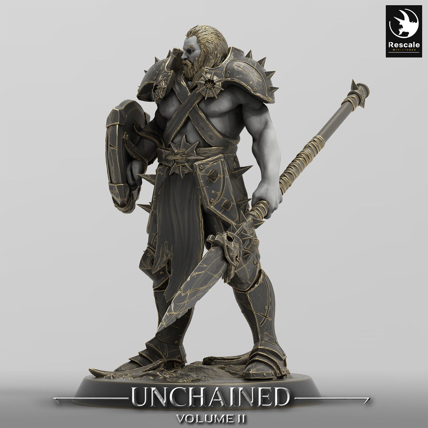 Unchained Ranger Spear(2 pack)/ Rescale Miniatures/DnD/ Pathfinder