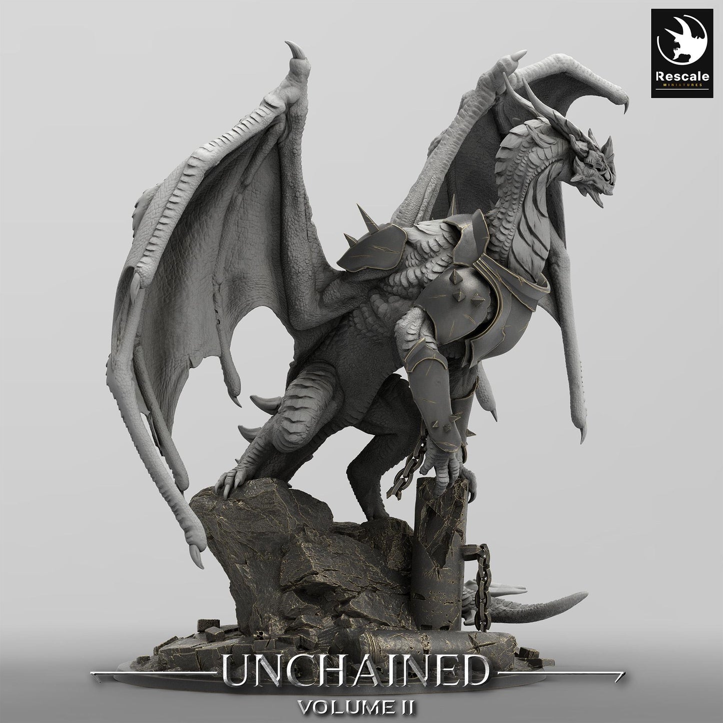 Unchained 2/ Dragon Xeldranth/Rescale Miniatures/Dungeons and Dragons/Pathfinder