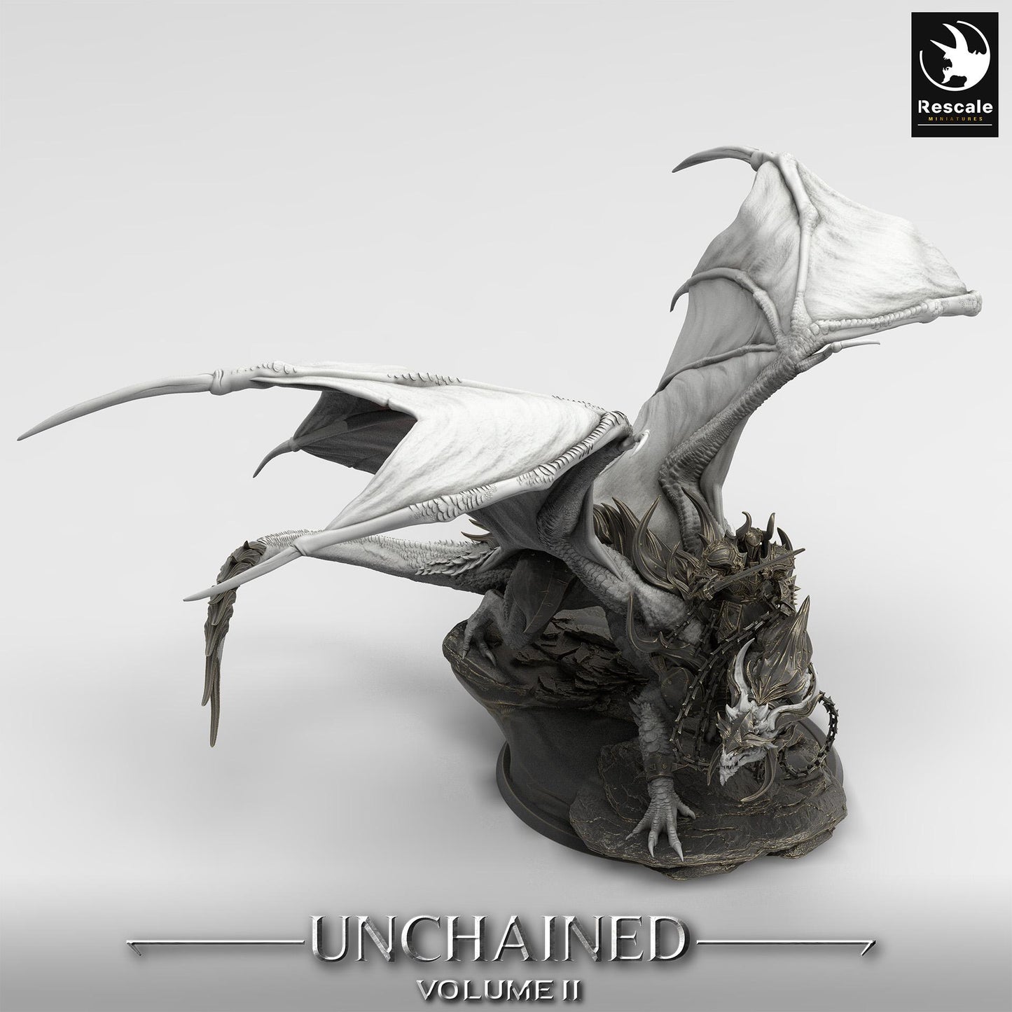 War Dragon stand/ Unchained 2/Rescale Miniatures/Dungeons and Dragons/Pathfinder
