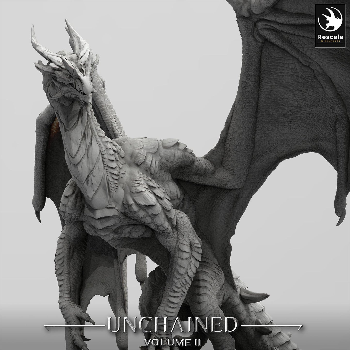 Unchained 2/ Dragon Xeldranth/Rescale Miniatures/Dungeons and Dragons/Pathfinder