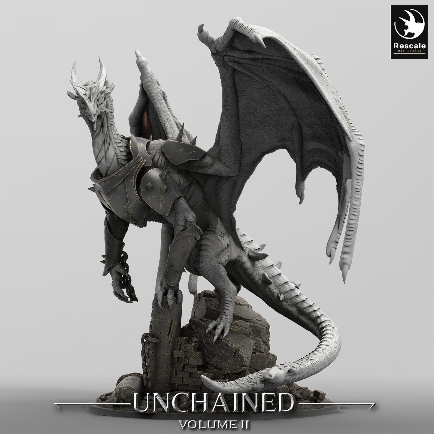 Unchained 2/ Dragon Xeldranth/Rescale Miniatures/Dungeons and Dragons/Pathfinder
