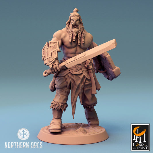 Orc Soldier sword(2 pack)/Rescale miniatures/Dungeons and Dragons/Pathfinder