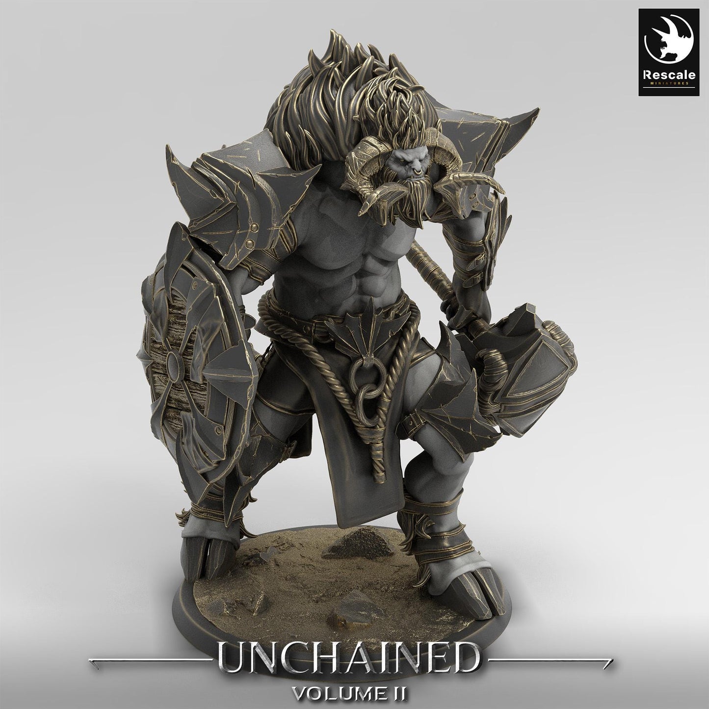 Minotaur walk/Unchained 2/rescale miniatures/Dungeons and Dragons/Pathfinder