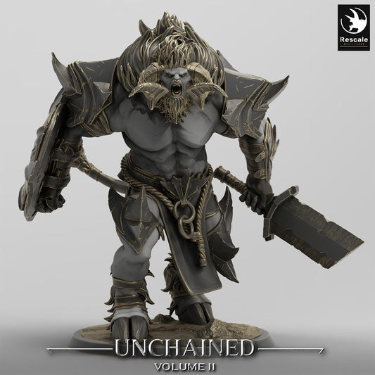 Minotaur Warcry/Unchained 2/rescale Miniatures/Dungeons and dragons/Pathfinder