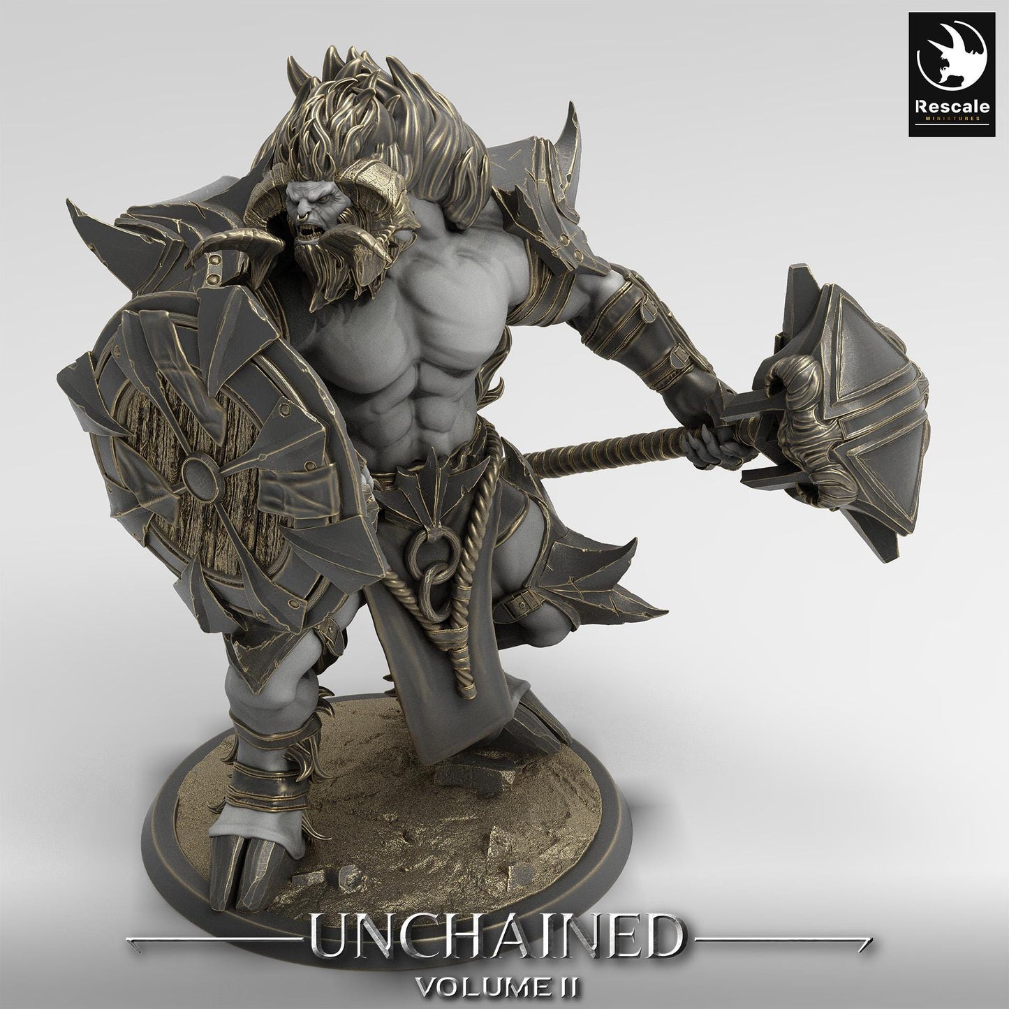 Minotaur Guard/Unchained 2/Rescale Miniatures/Dungeons and Dragons/Pathfinder