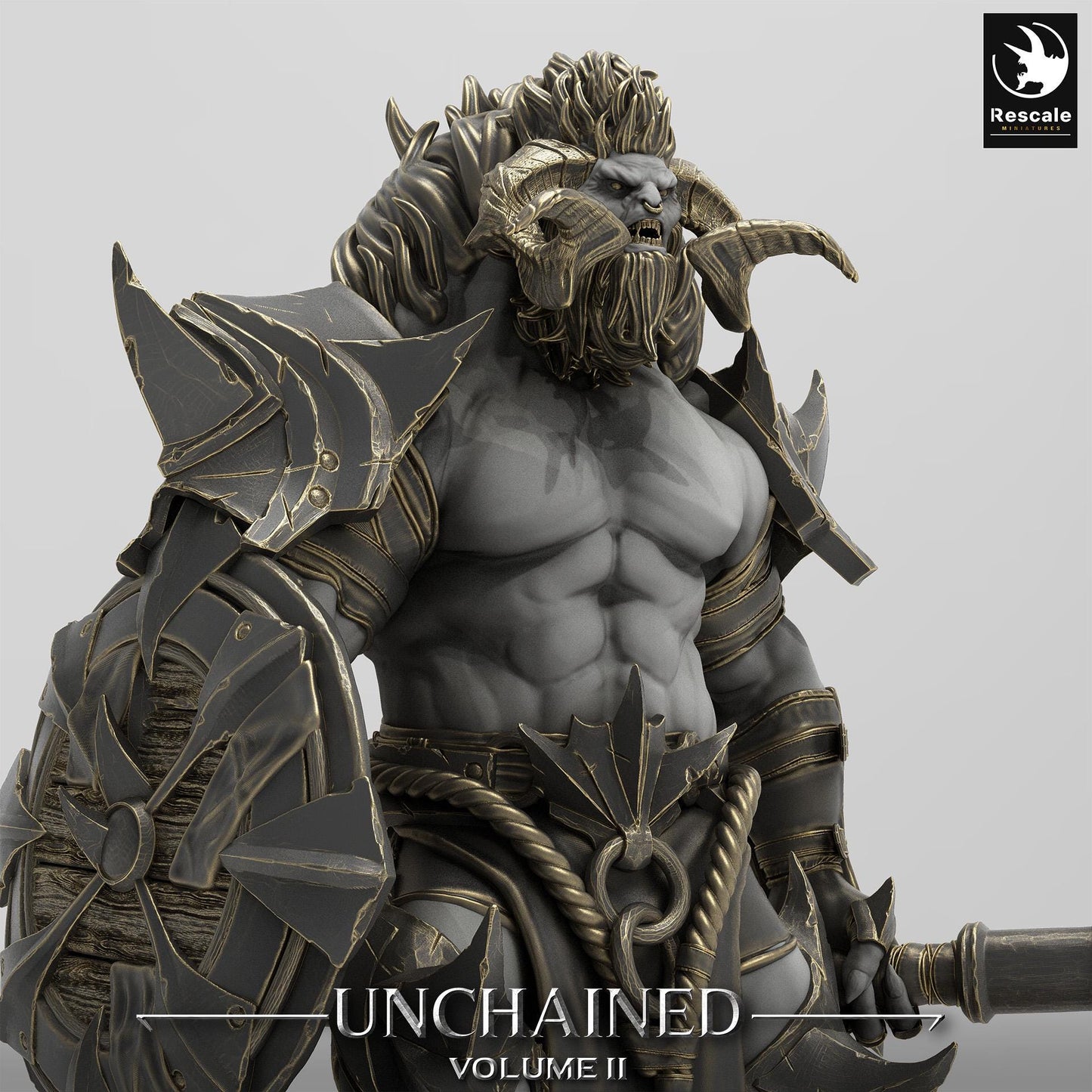 Minotaur stand/Unchained 2/Rescale miniatures/Dungeons and dragons/Pathfinder