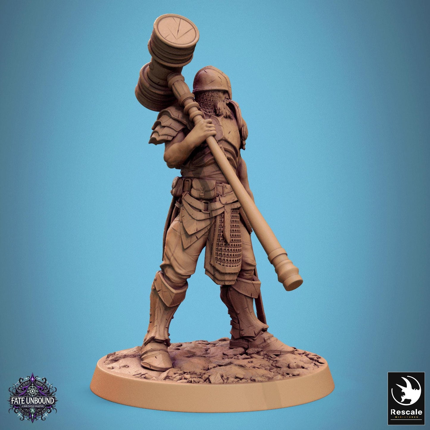 Knights of Valor Chief/Rescale Miniatures/Dungeons and Dragons/Pathfinder