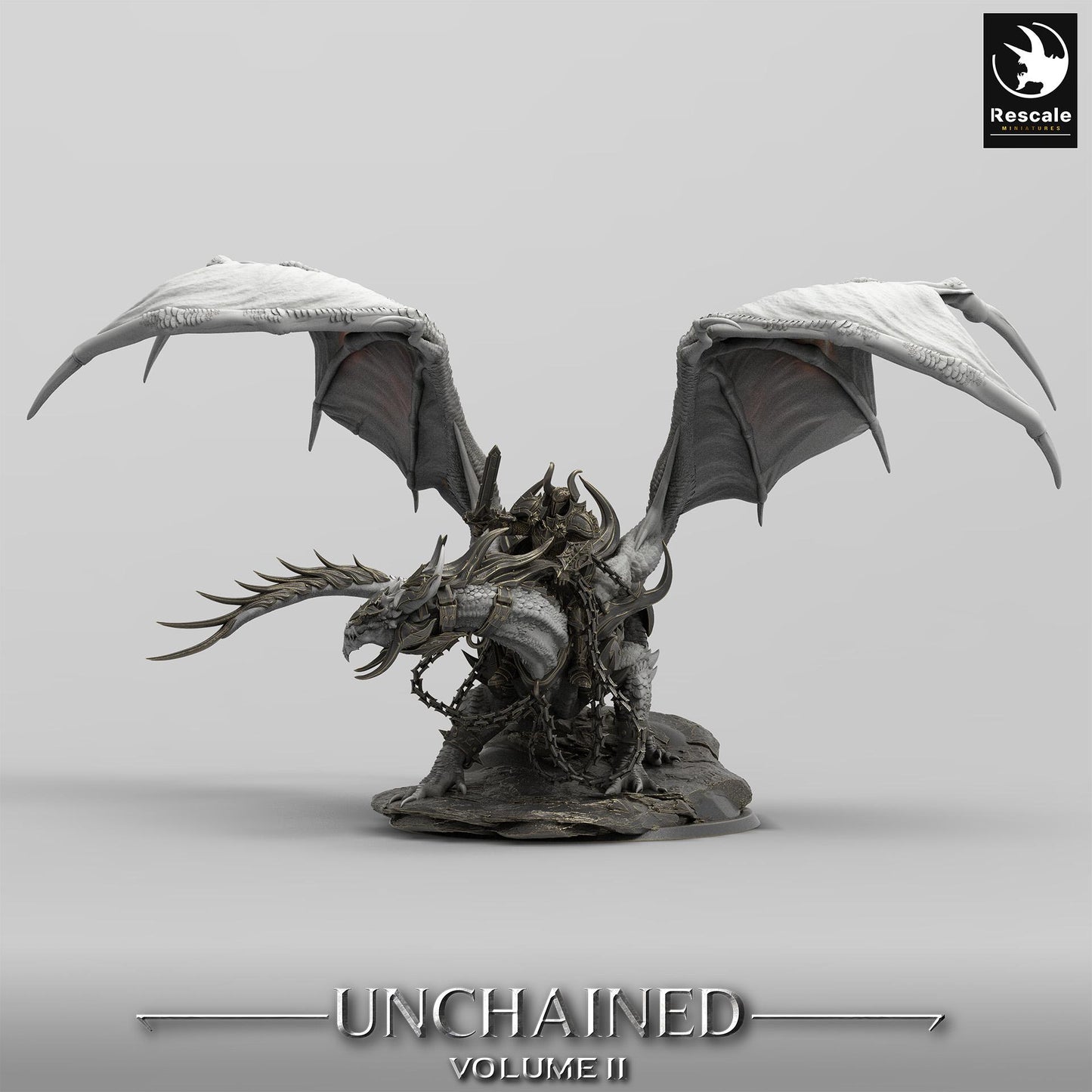 War Dragon stand/ Unchained 2/Rescale Miniatures/Dungeons and Dragons/Pathfinder